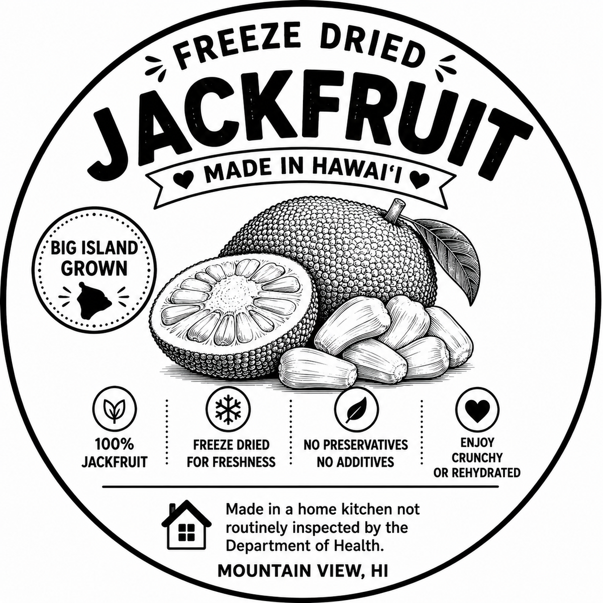 Freeze Dried Jackfruit